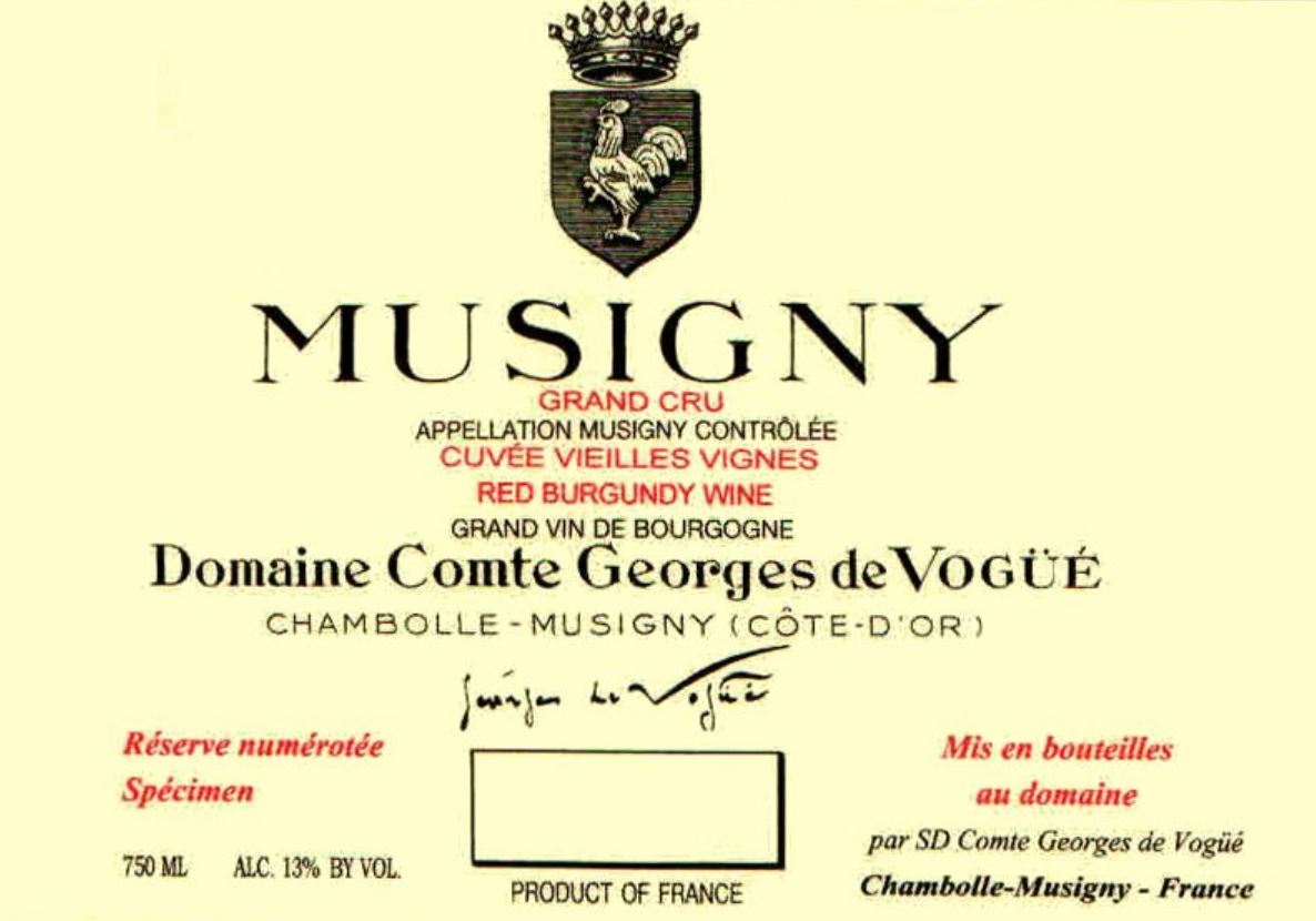 02/03/2023 - 2023 Comte de Vogue Musigny & Bonnes Mares - Best Market Prices