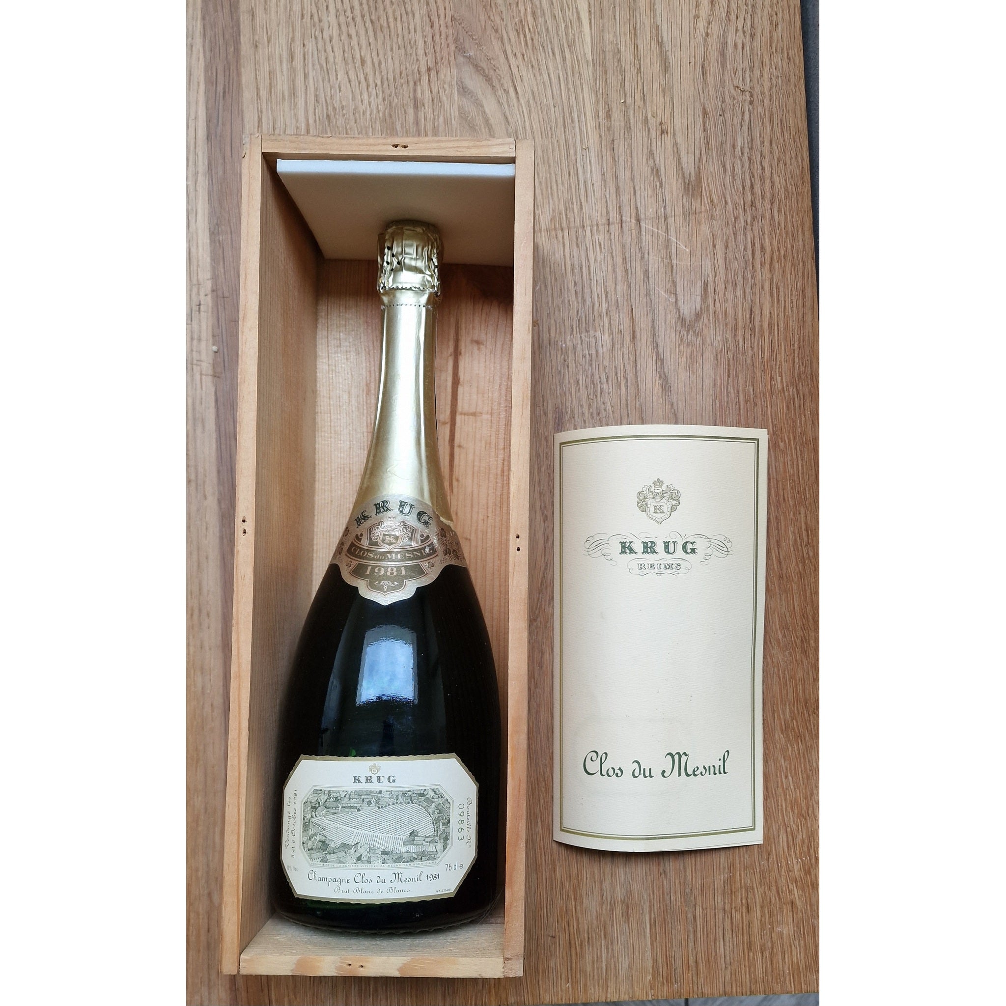 Krug, Clos du Mesnil 1981, 1x750ml, DUTY PAID