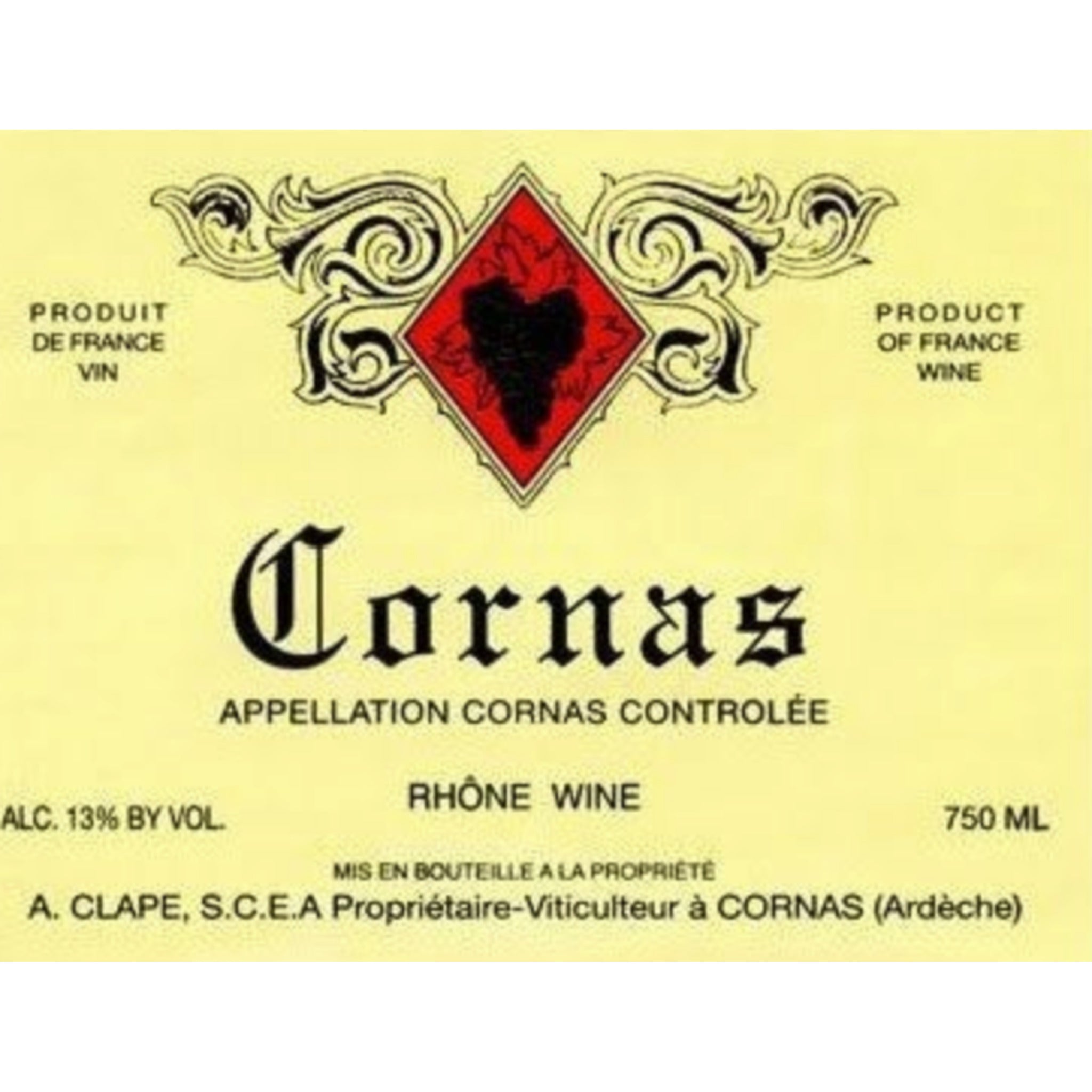 Cornas 2008, Domaine A Clape, 1x750ml