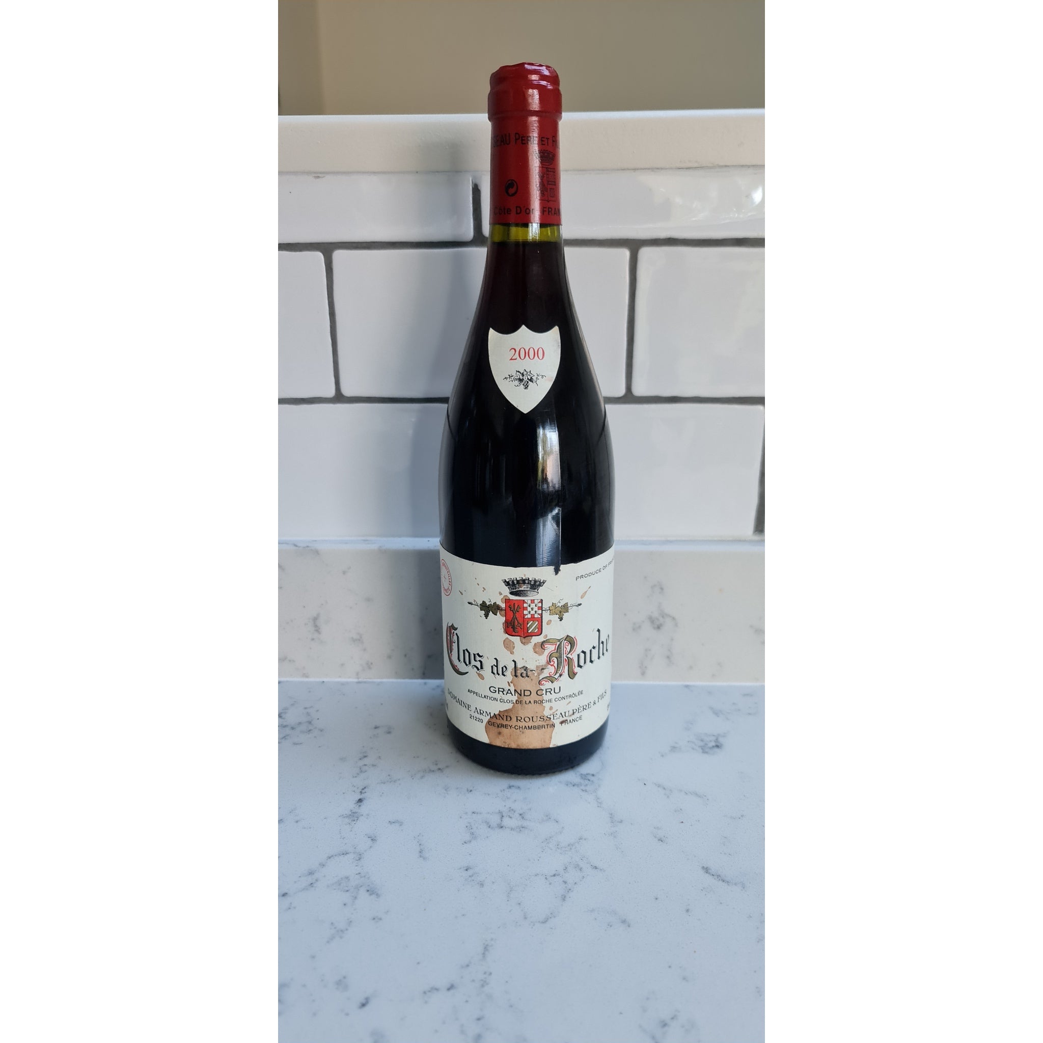 Clos de La Roche Grand Cru 2000, Domaine Armand Rousseau (stained label), 1x750ml, DUTY PAID