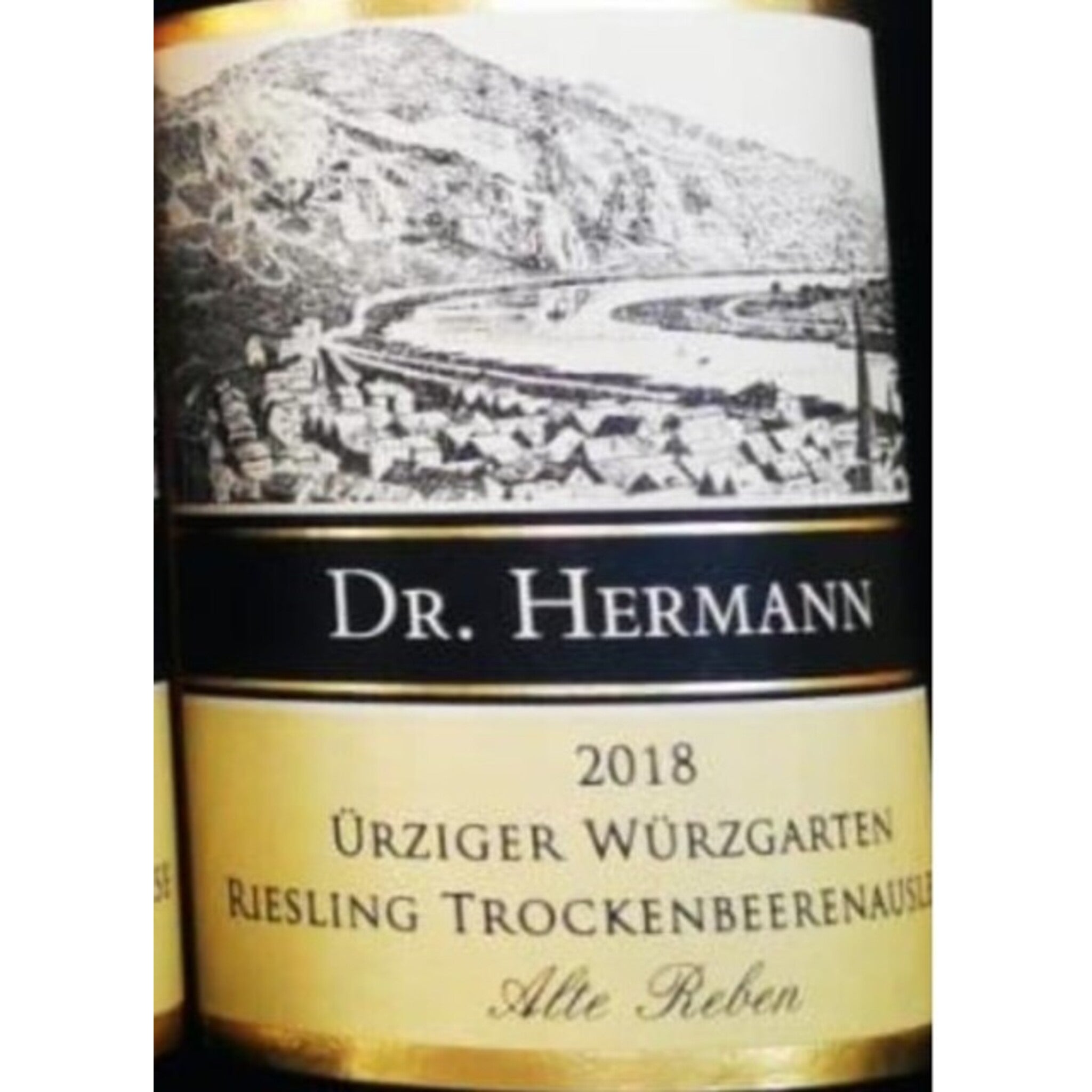 Urziger Wurzgarten Riesling Trockenbeerenauslese Lange Goldkapsel 2018, Dr Hermann, 6x750ml