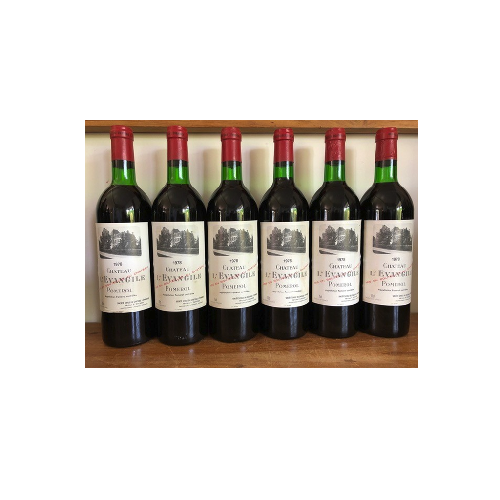 Chateau L'Evangile 1978, Pomerol, 12x750ml
