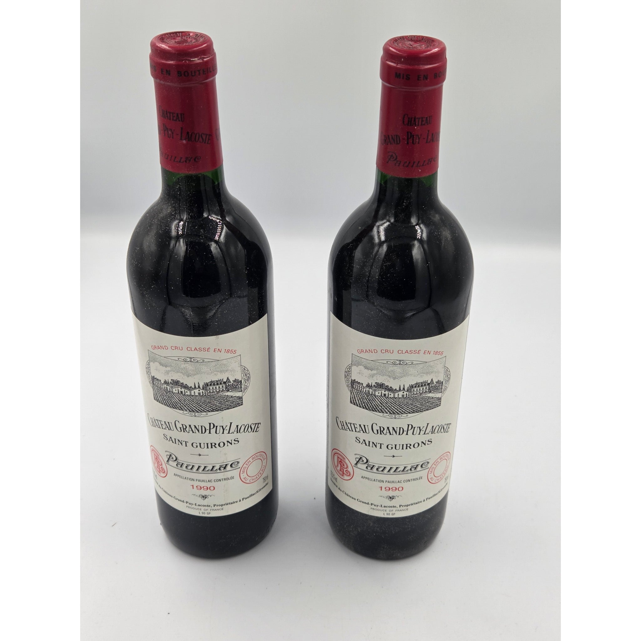 Chateau Grand Puy Lacoste 1990, 5ème Cru Classé, Pauillac, 1x750ml