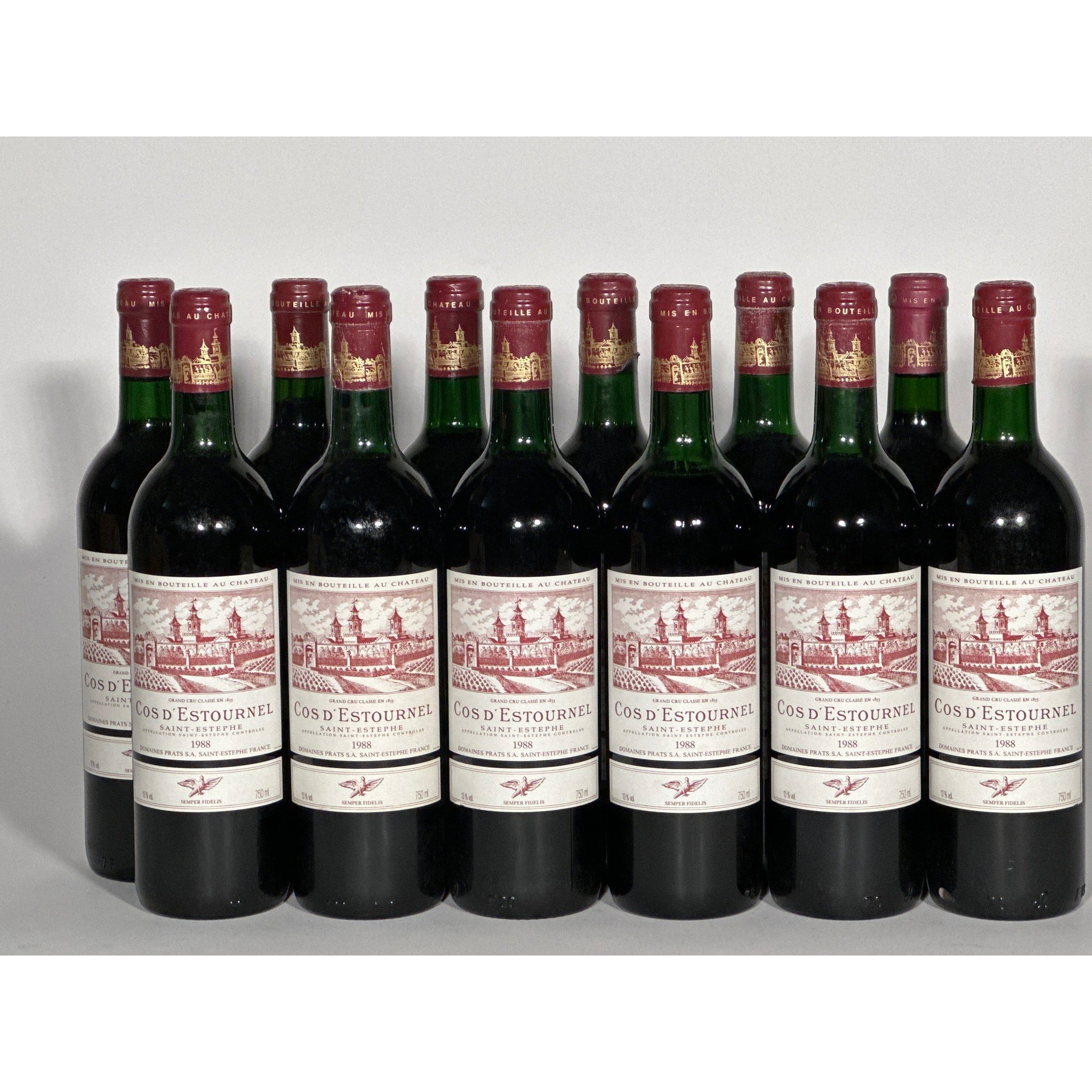 Chateau Cos d'Estournel 1988, 2ème Cru Classé, Saint-Estèphe, 12x750ml