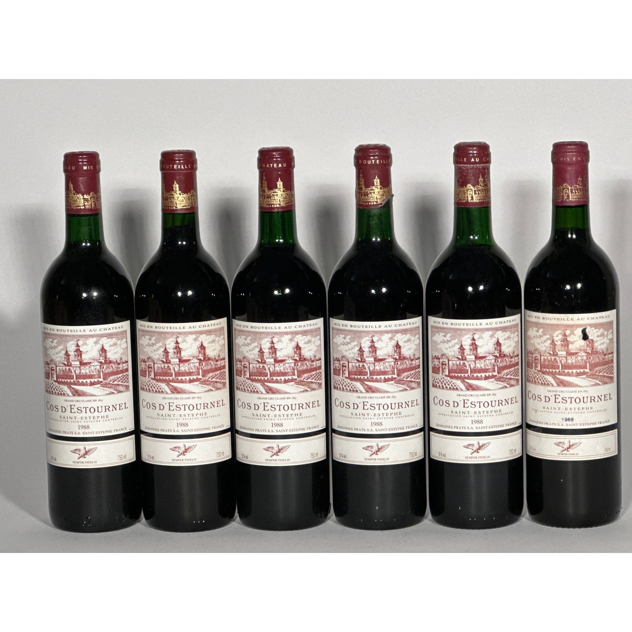 Chateau Cos d'Estournel 1988, 2ème Cru Classé, Saint-Estèphe, 12x750ml