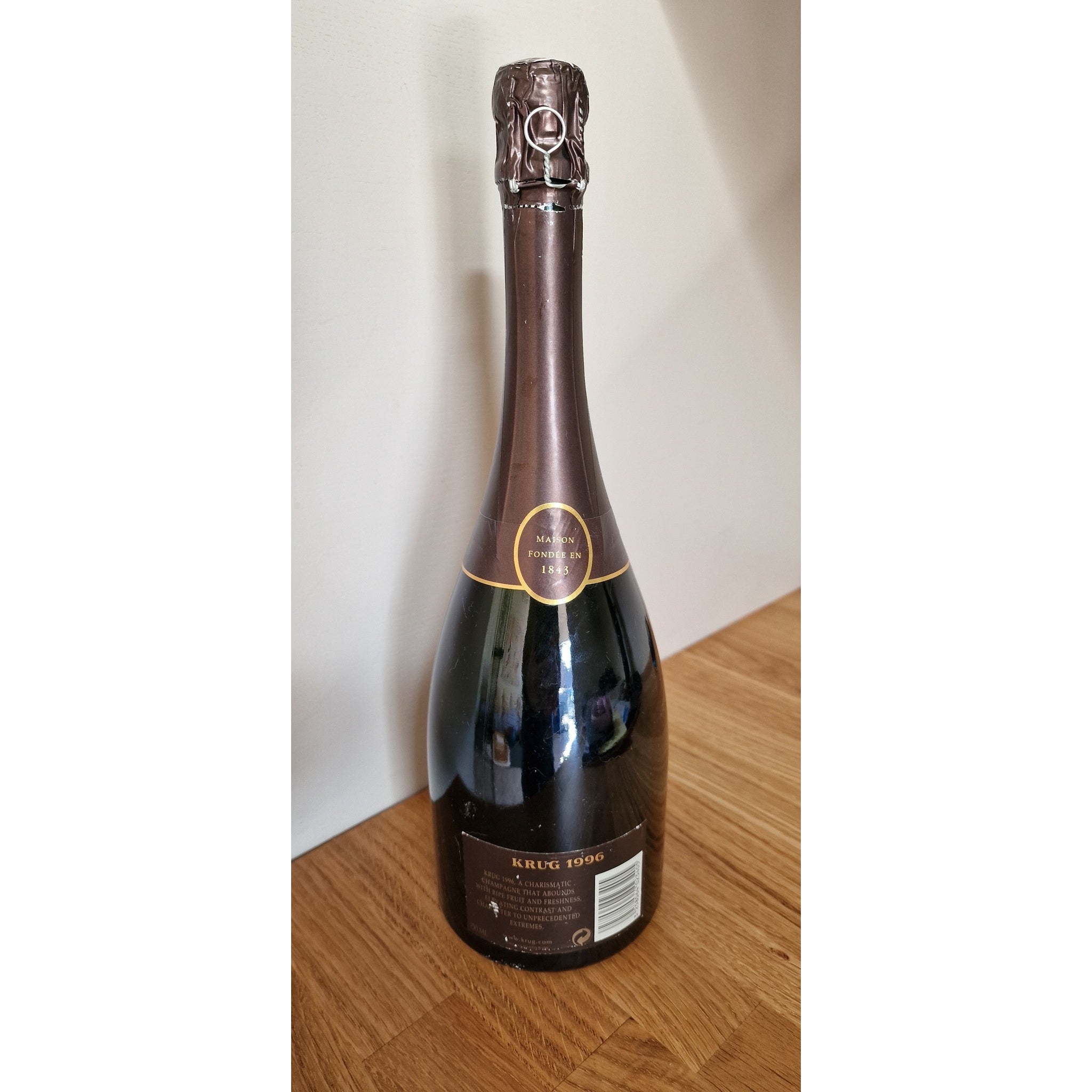 Krug 1996, 1x750ml, DUTY PAID