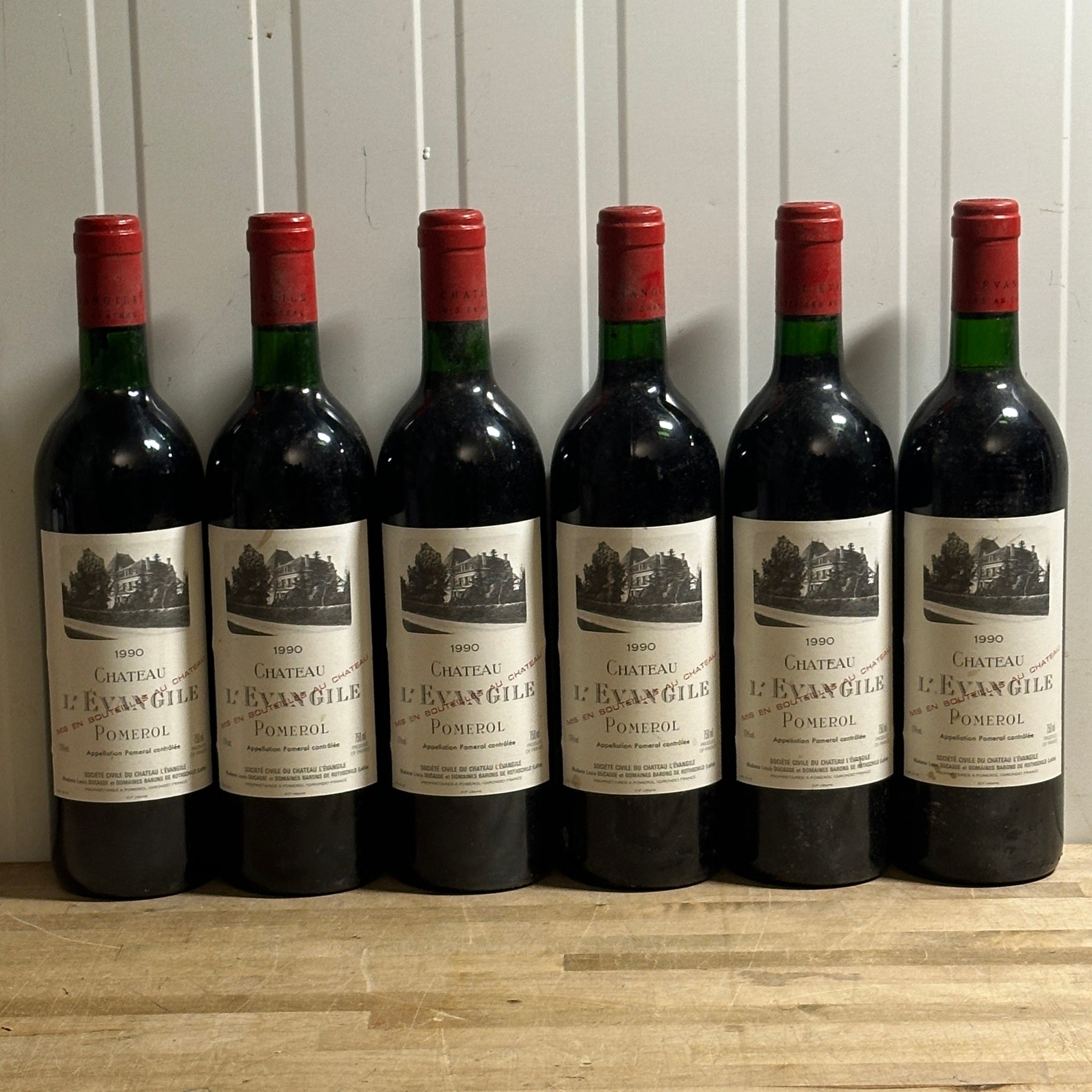 Chateau L'Evangile 1990, Pomerol, 6x750ml