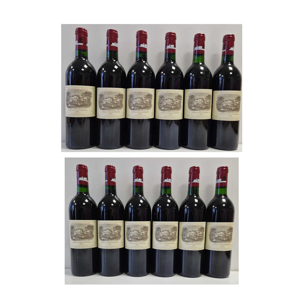 Chateau Lafite-Rothschild 1986, 1er Cru Classé, Pauillac, 12x750ml
