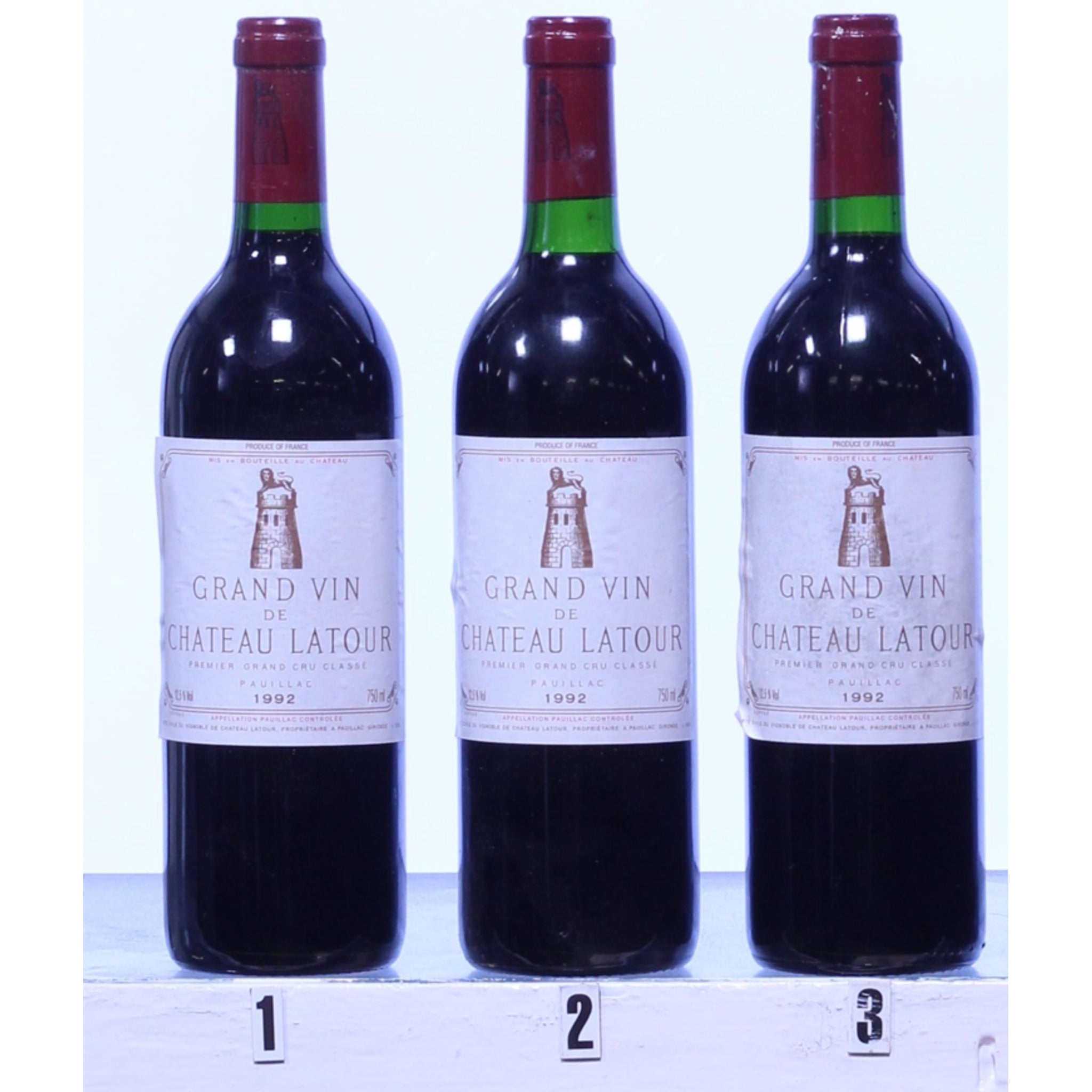 Chateau Latour 1992, 1er Cru Classé, Pauillac, 3x750ml