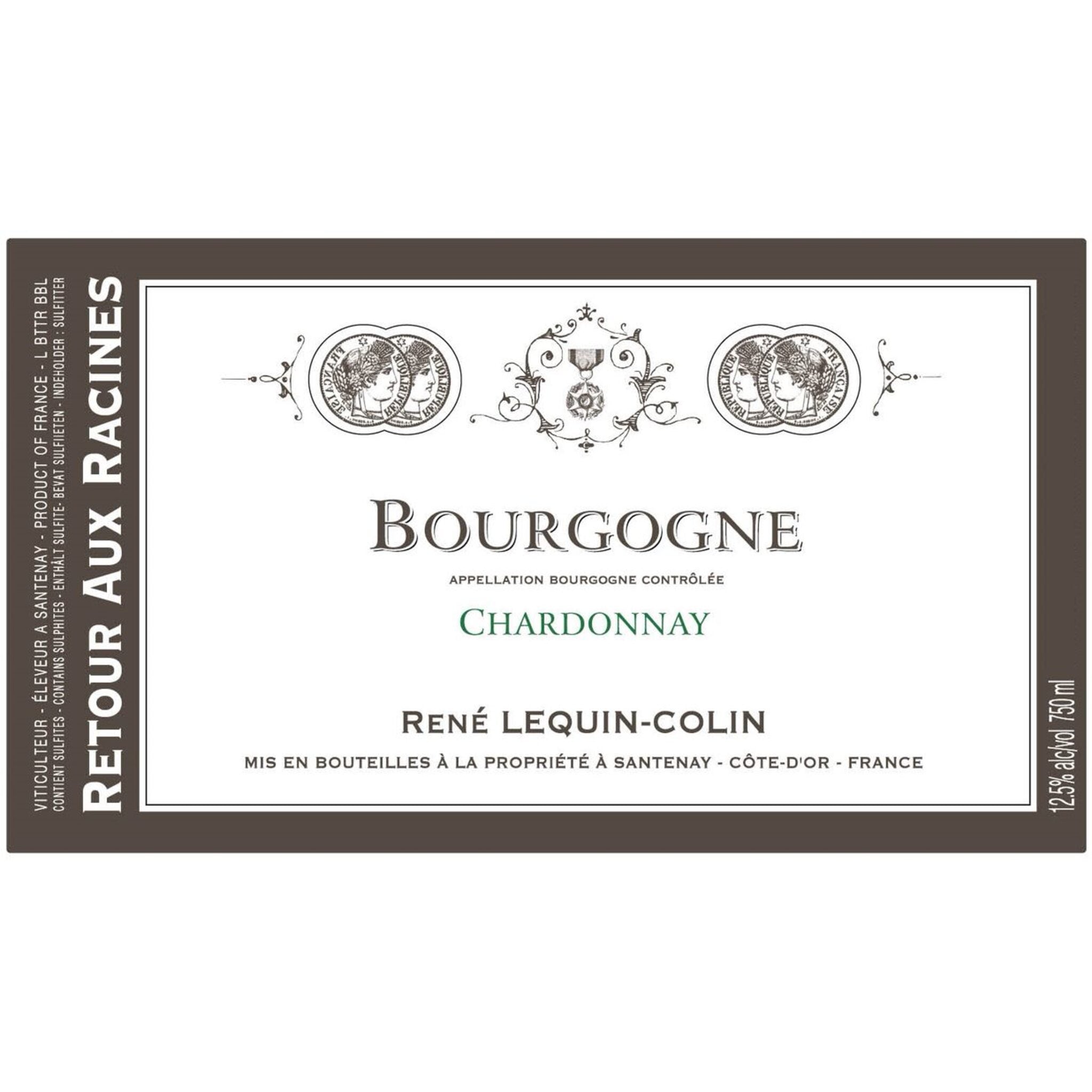 Bourgogne Blanc 'Back to the Roots' 2021, Domaine Rene Lequin-Colin, 6x750ml