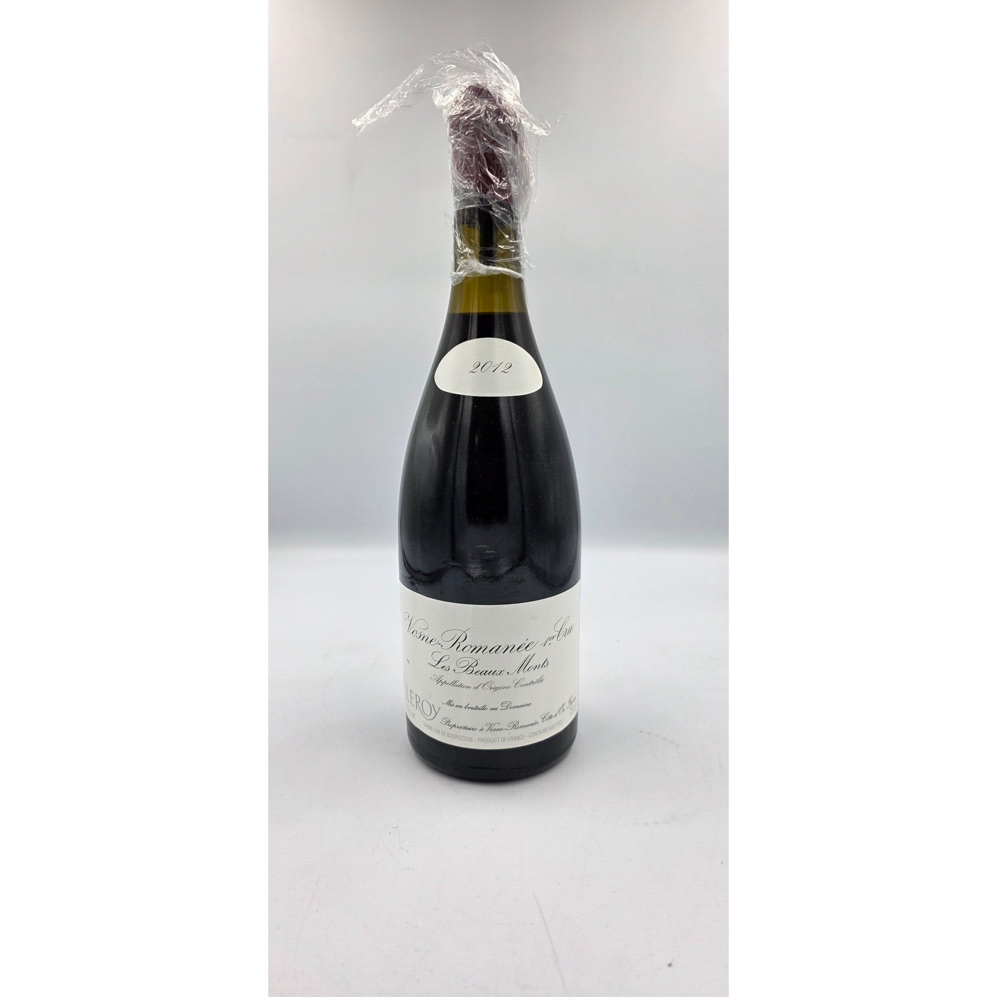 Vosne Romanee 1er Cru Les Beaux Monts 2012, Domaine Leroy, 1x750ml (damaged wax)