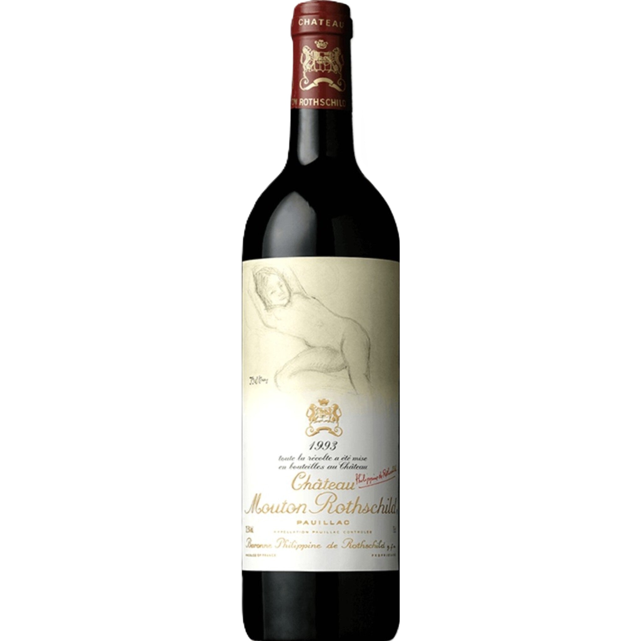 Chateau Mouton Rothschild 1993, 1er Cru Classé, Pauillac, 12x750ml