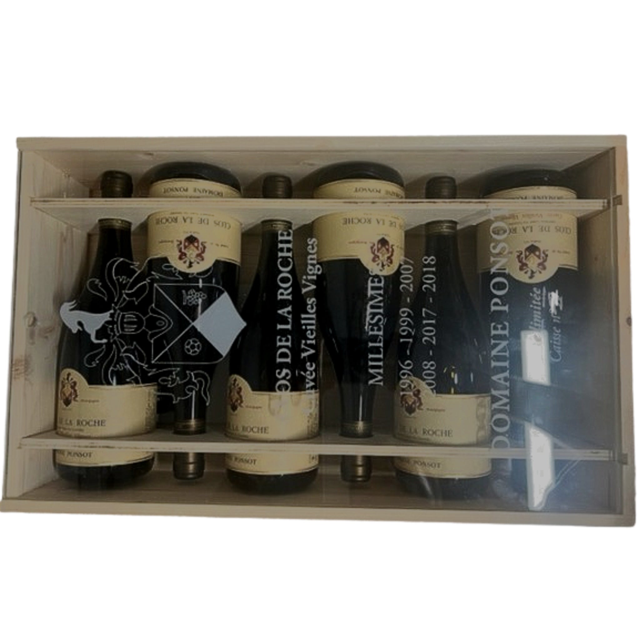 Clos de La Roche VV Grand Cru Vertical 1996-2018, Domaine Ponsot - 1 bottle each of 2018, 2017, 2008, 2007, 1999, 1996 in a special limited OWC. (Ex-Domaine in 2023), 6x750ml