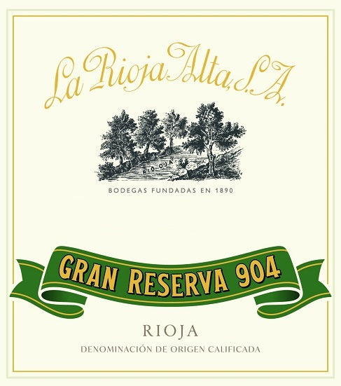 La Rioja Alta S.A. 904 Gran Reserva 2016, Rioja, 6x750ml