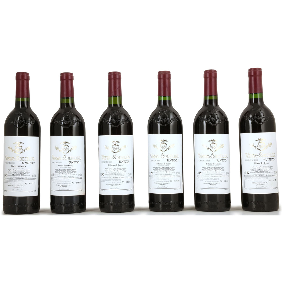 Vega Sicilia Unico 1990, Ribera-del-Duero, 12x750ml DUTY PAID