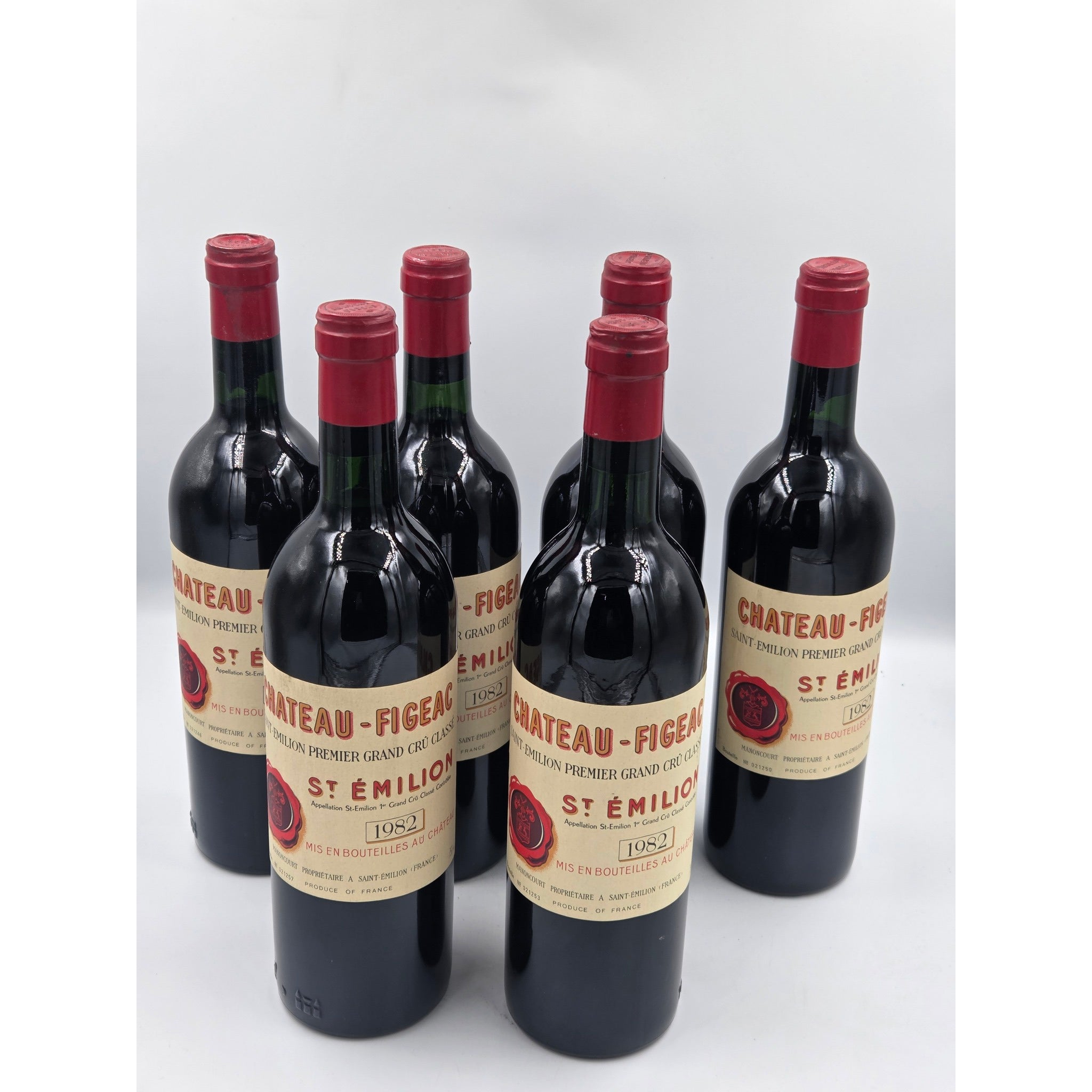 Chateau Figeac 1982, St Emilion 1er Grand Cru Classé, 6x750ml