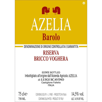 Barolo Riserva Bricco Voghera 2013, Azelia, 6x750ml