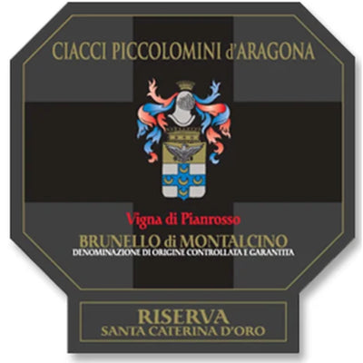 Brunello di Montalcino Riserva Santa Caterina 2019, Ciacci Piccolomini d'Aragona, 6x750ml