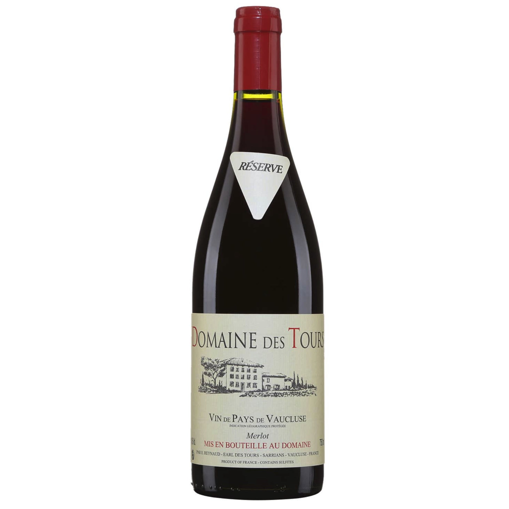 Domaine des Tours Merlot 1999, Vaucluse Rouge, 1x750ml