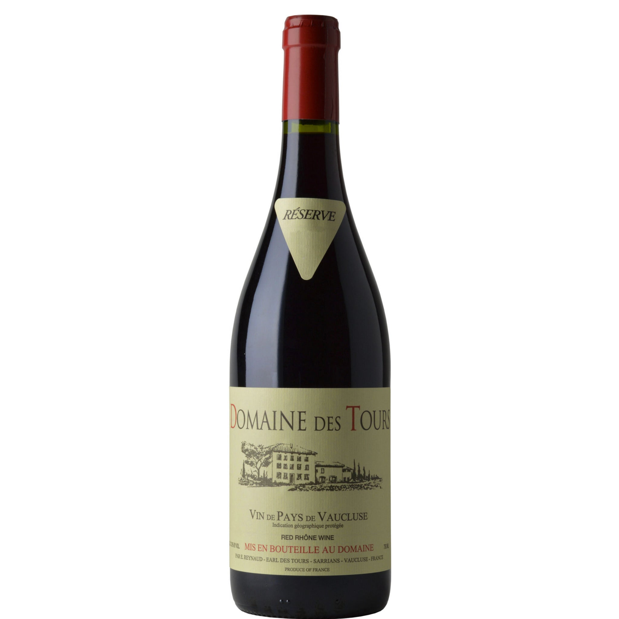 Domaine des Tours 2018, Vaucluse Rouge, 12x750ml