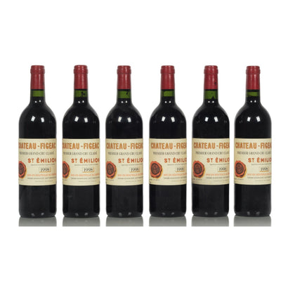 Chateau Figeac 1998, St Emilion 1er Grand Cru Classé 6x750ml, DUTY PAID