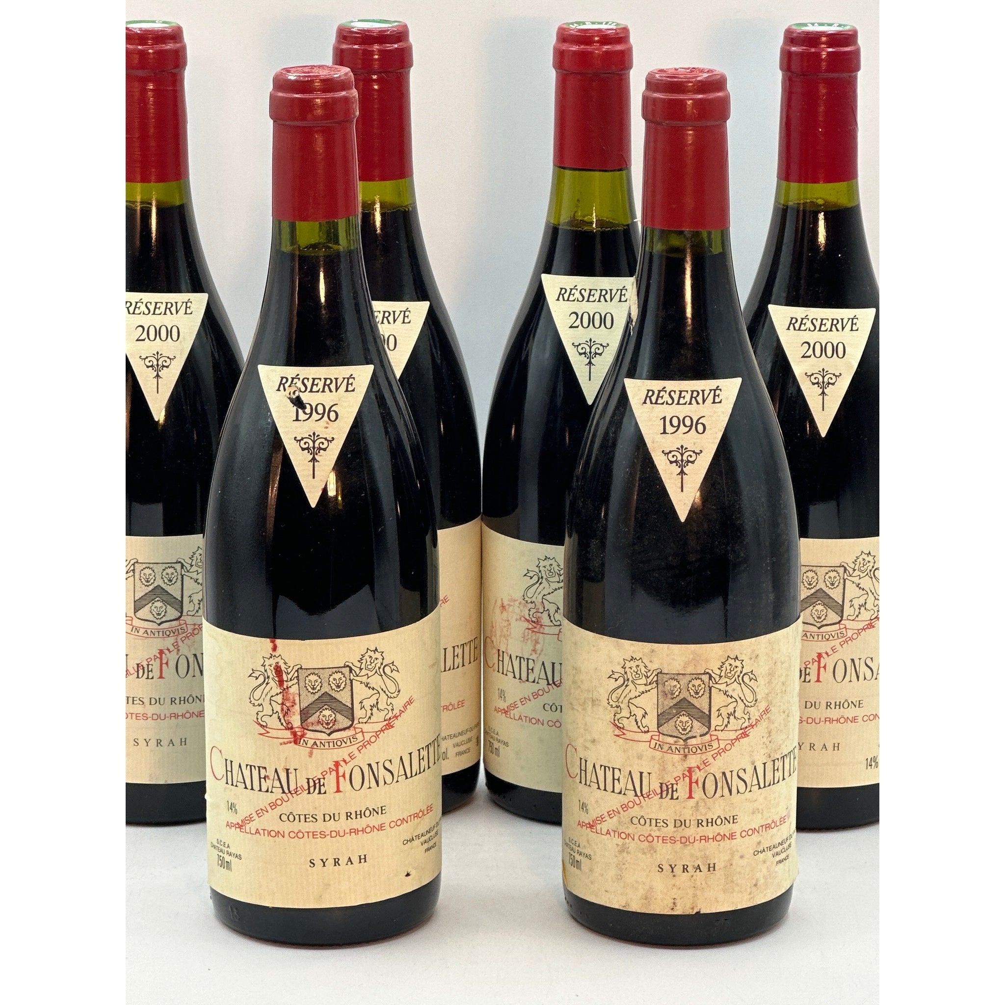 Chateau de Fonsalette Syrah 1996, Cotes du Rhone, Chateau Rayas, 1x750ml