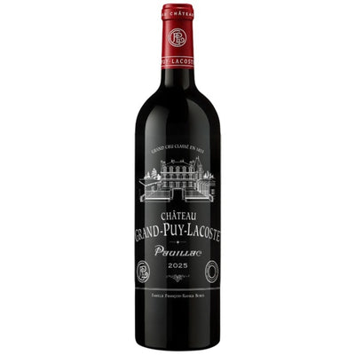 Chateau Grand-Puy-Lacoste 2025, 5ème Cru Classé, Pauillac, Variation Case (1x300/2x150/4x75) EN PRIMEUR
