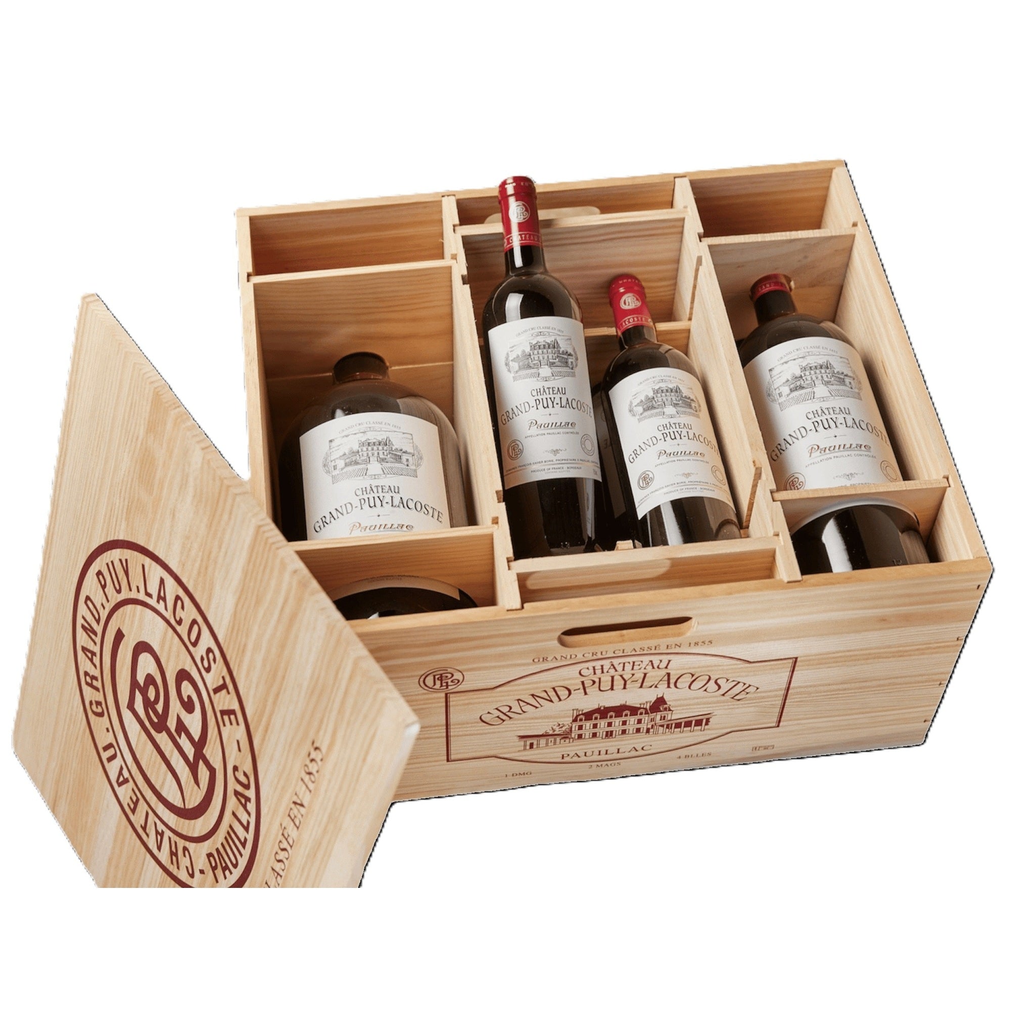 Chateau Grand-Puy-Lacoste 2025, 5ème Cru Classé, Pauillac, Variation Case (1x300/2x150/4x75) EN PRIMEUR