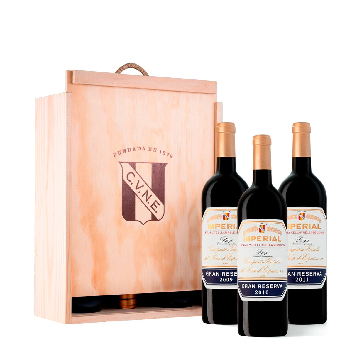 CVNE Imperial Gran Reserva Family Cellar Release 2009, 2010, 2011, Rioja, 3x750ml