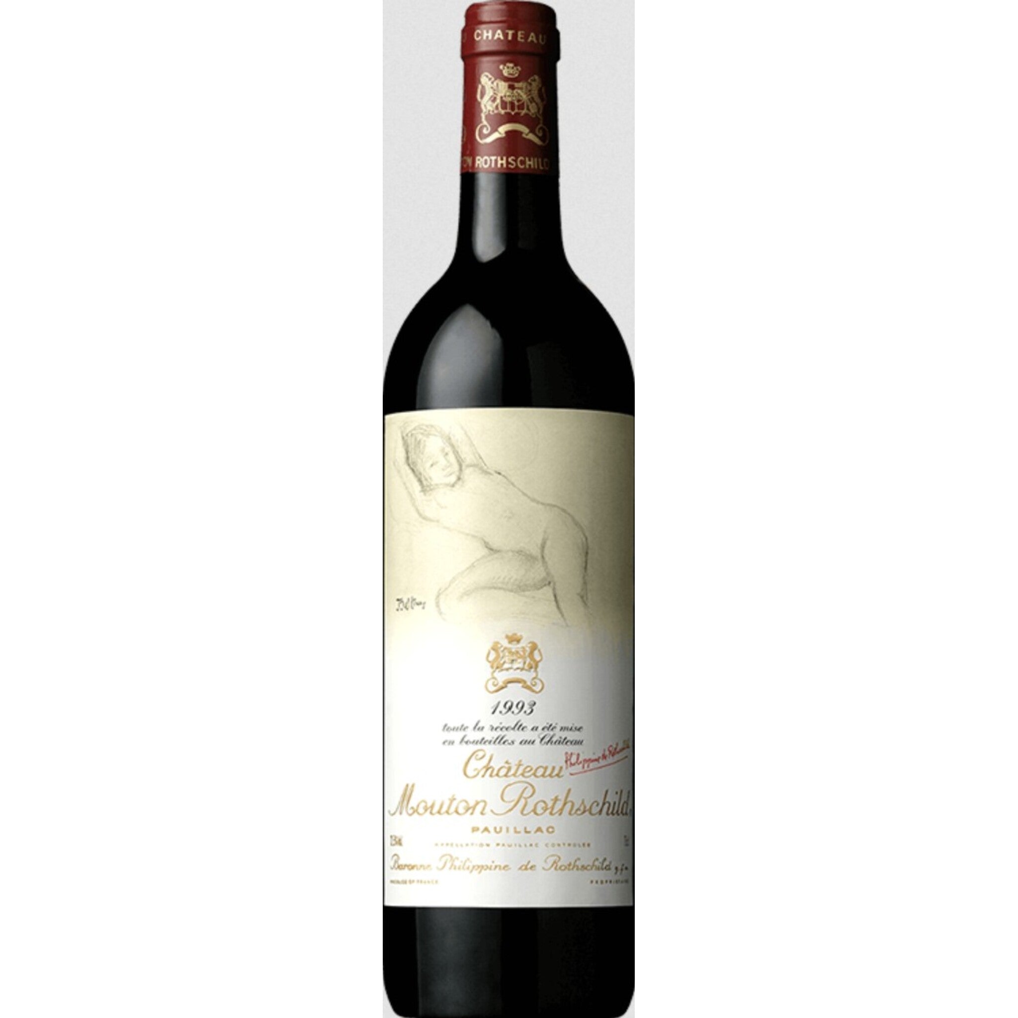 Chateau Mouton Rothschild 1993, 1er Cru Classé, Pauillac, 12x750ml
