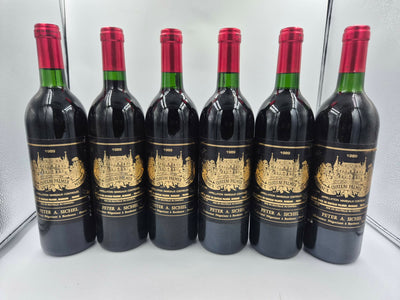Chateau Palmer 1989, 3ème Cru Classé, Margaux, 6x750ml