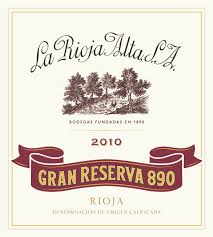 La Rioja Alta S.A. 890 Gran Reserva 2010, Rioja 6x750ml