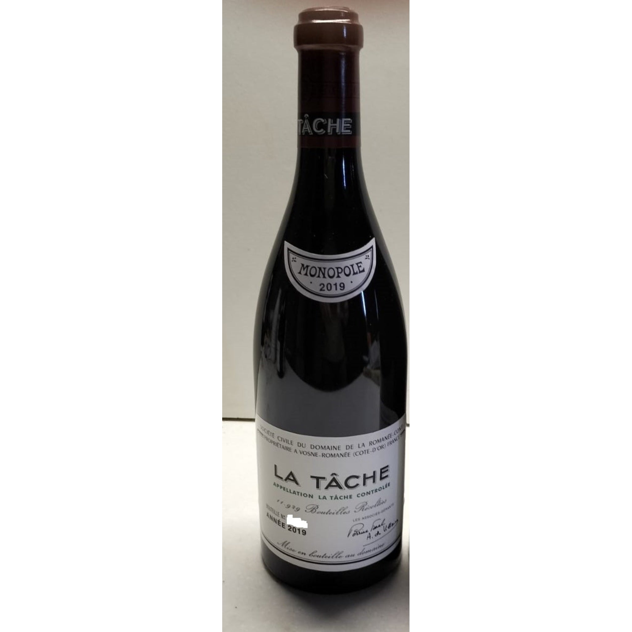 La Tache Grand Cru 2019, Domaine de La Romanee-Conti, 1x750ml